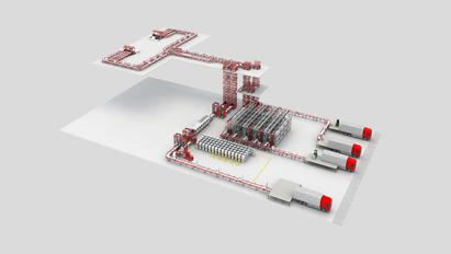 環保行業(固危廢)全自動上料物流解決方案
